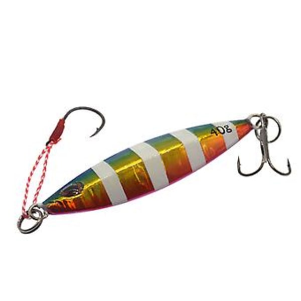 40g 7,5cm Fiskebete Hård Sjunkande Wobbler för Fiske Crankbaits Bete (Gyllene Grön)