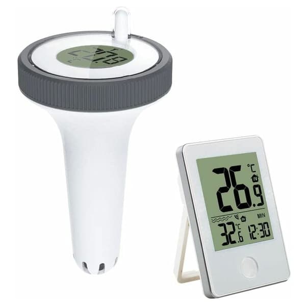 Trådløs radioforbindelse flytende bassengtermometer, vanntermometer