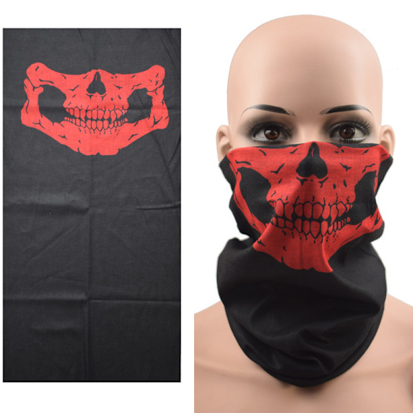 1 kpl Punainen - Paintball - Huivi - Bandana - Huivi Punainen yksi koko