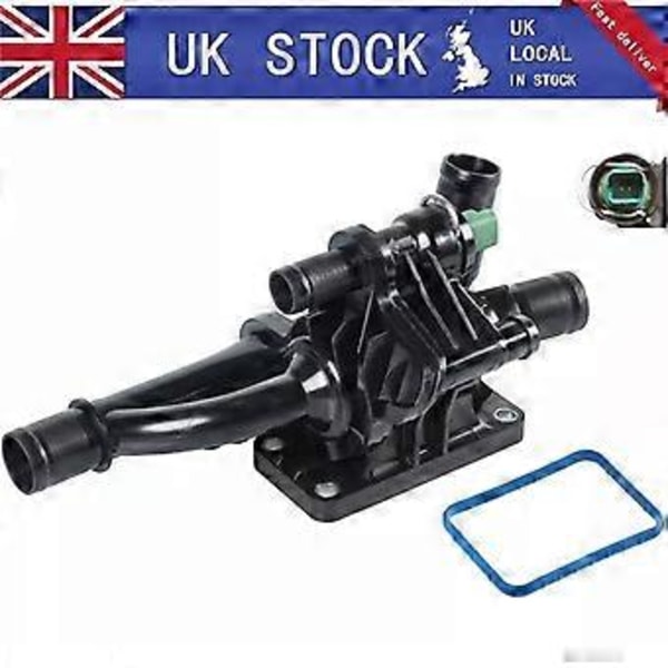 Til Ford Focus Mk2 Mk3 1.6 TDCi Termostat med Hus & Sensor & Tætning 1683554
