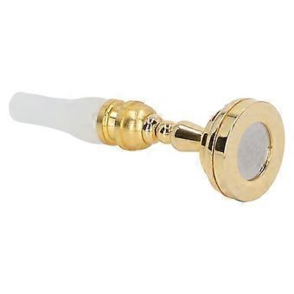Dukkehustablelampe 1:12 Metall LED Realistisk Mini Retro Matt Skjerm Bordlampe til Dekorasjon( )