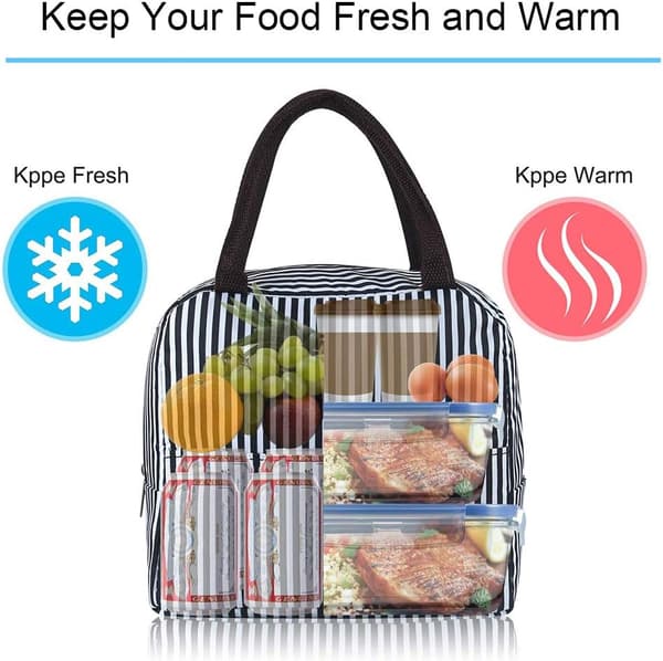Lunsjpose Isoert Tote Bag Lunsjboks Resuable Kjølerpose Lunsj