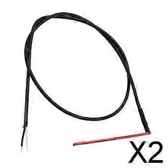 2x Röd Pickup sadel Piezo Pickup för Ukulele Akustisk Gitarr