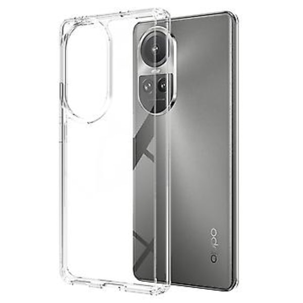 For Oppo Reno10 5G/Reno10 Pro 5G Deksel TPU+Akryl Klar Telefon Cover()