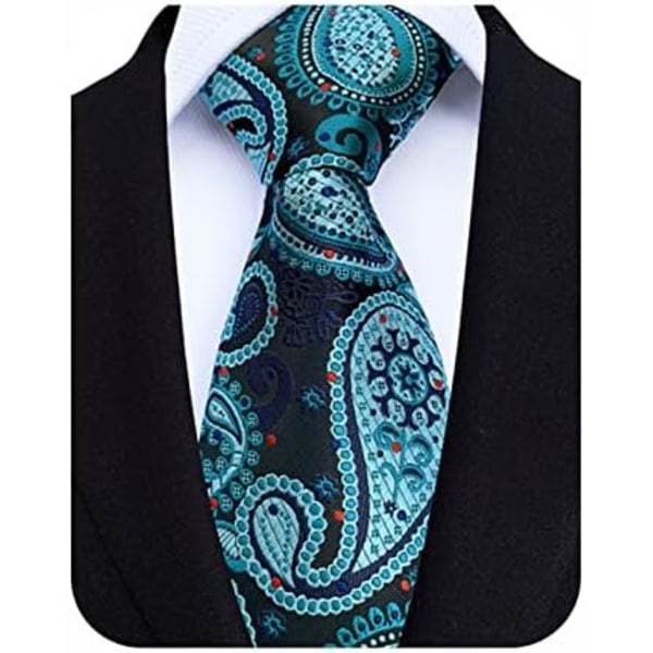 Herr slipsar formell retro paisley randig mönster tryck mönster slips slips fest kostym slips slips för män pojkar