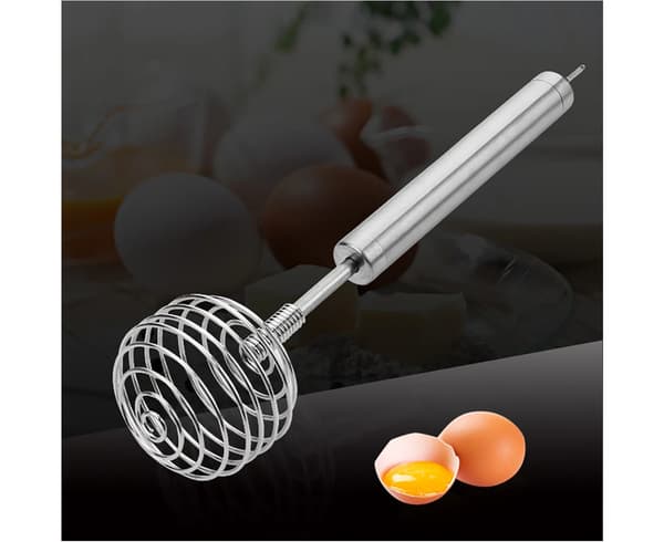 Rustfritt stål manuell visp skummer blender egg beater stirrer K