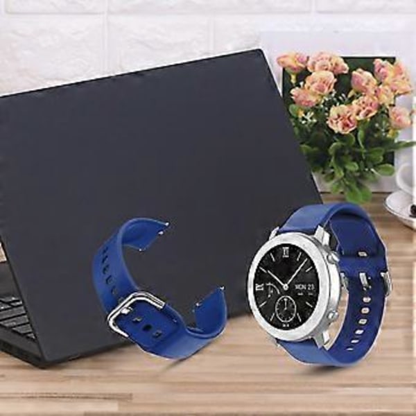 Kellonranneke Pehmeä Silikoni 22mm Älykellon Vaihtoranneke Amazfit GTR 2E/GTR 2/3 StratoS:lle/( OceanRed)