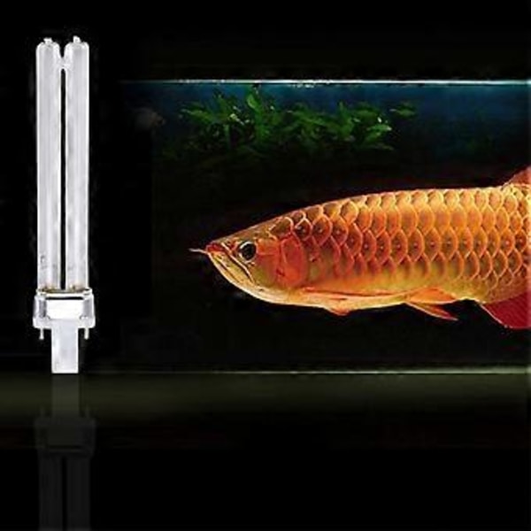 2 stk. 11W Ultraviolet UV Desinfektionslys Lamper UV Steriliseringspærer til Sterilisator Akvarium (G23 Lampefod)
