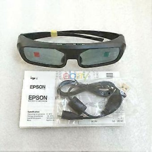 ELPGS03 RF 3D-lasit Epson-projektorille USB-kaapelilla EH-TW5100