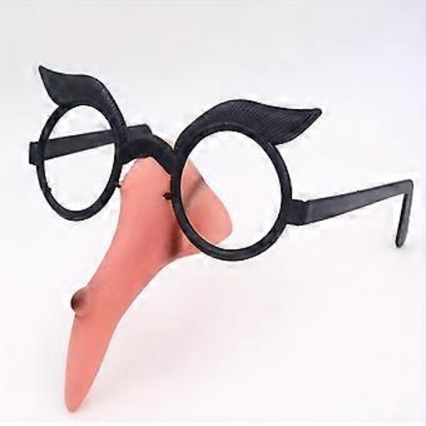 1 Sett Halloween Kostyme Heksenese Briller Cosplay Rekvisitter, Heksekostyme Ond Heksekostyme, Falsk Hekse Langnese Brilleramme For Halloween Cosplay