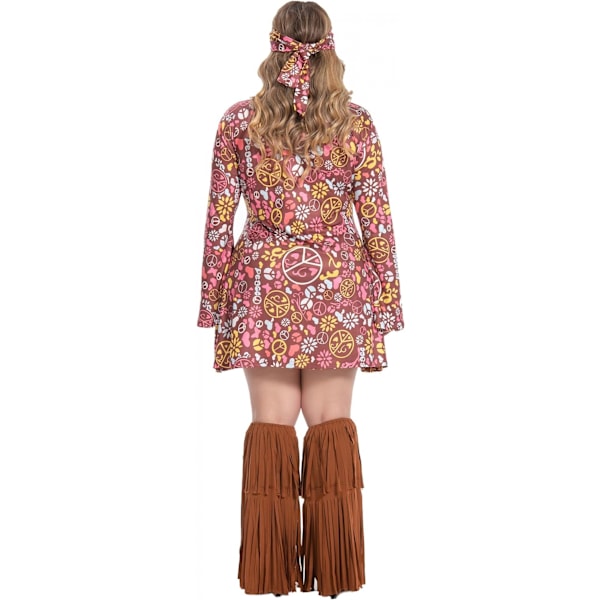 SuloinenDIY Plus Size Hippie-asu Naisten Vaatteet xl