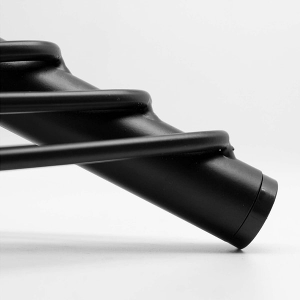 4 svarta metallmöbler ben, modern chic elegant ersättning Sof