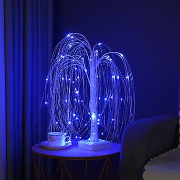 Willow Ljusbordlampa med Fjärrkontroll Multifärgad Plast Jul Inomhus Dekoration USB-kabel ( )