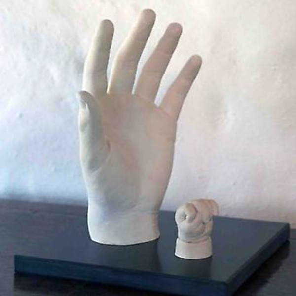 Valentinsdag Souvenir Håndstøbekit DIY Gipsstatue Modeleringskit Håndholdte Håndforme