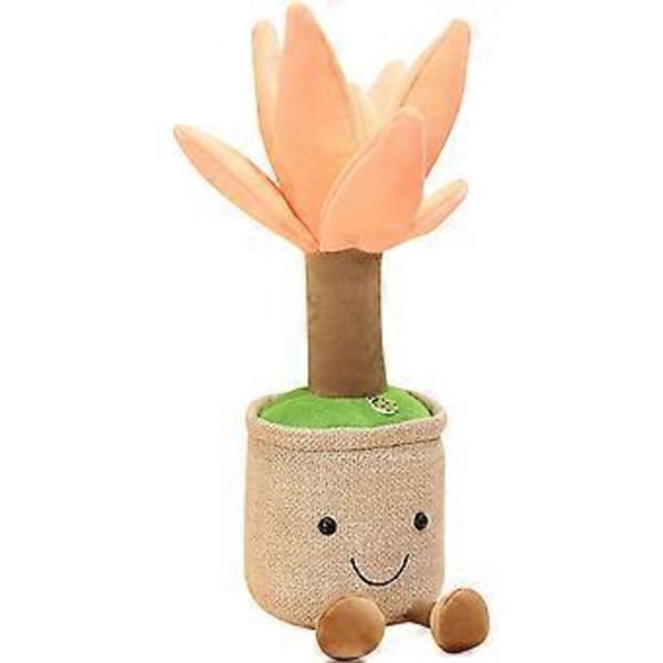Plush Leksak Tulpan, 13.8\" Rosa Tulpan Blomkruka Fylld Kasta Plushie Kudde Dock, Mjuk Fluffig Växtkudde för Heminredning Presenter
