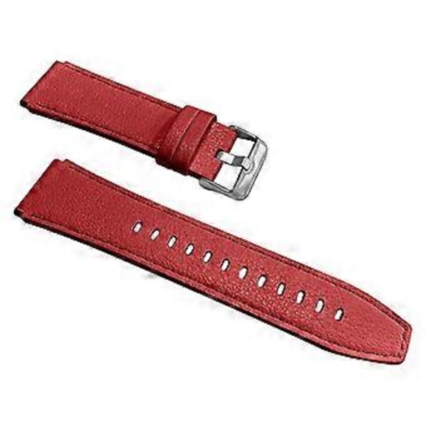Typ C för Huawei Watch 4 Pro/Watch GT 3/2 46mm Snabbfäste Klockarmband 22mm Toppskikt Nappaläder (Stil C)