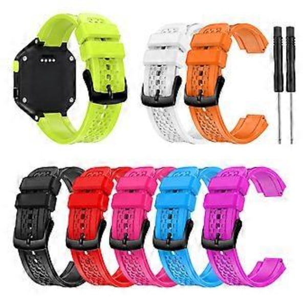 Myk Justerbar Rem for Forerunner 25 Smartklokke Armbånd Wristband Belte Loop (Svart)