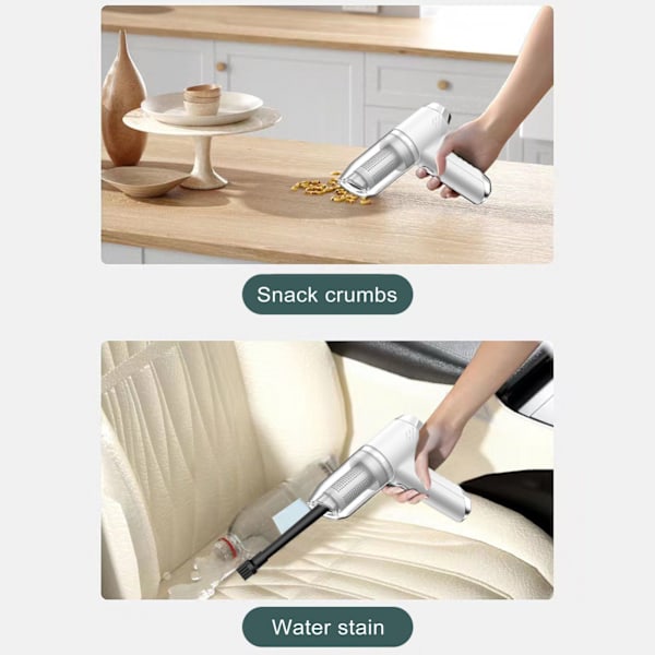 Sladdlös handdammsugare mini bärbar stark sterilisering damm r