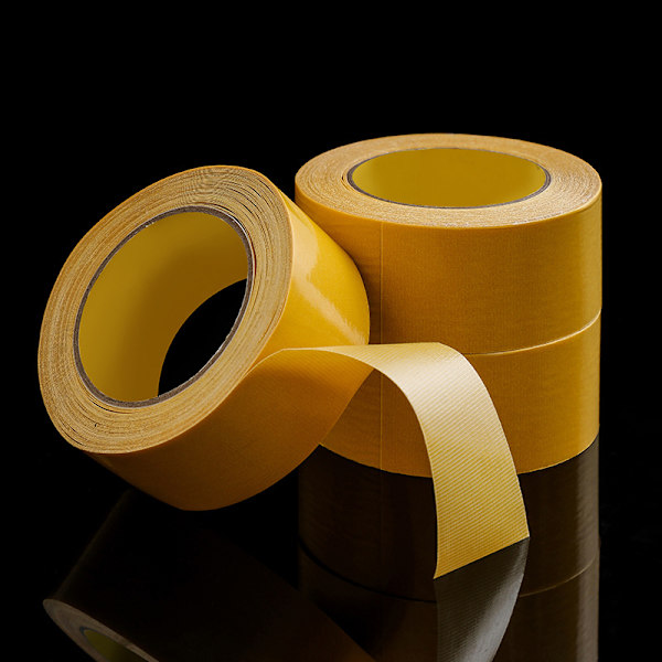 Sterkt dobbeltsidig tape i mesh, transparent, sporløst, vanntett, høyviskositet, universelt dobbeltsidig tape basert på stoff, 5CM*10 meter