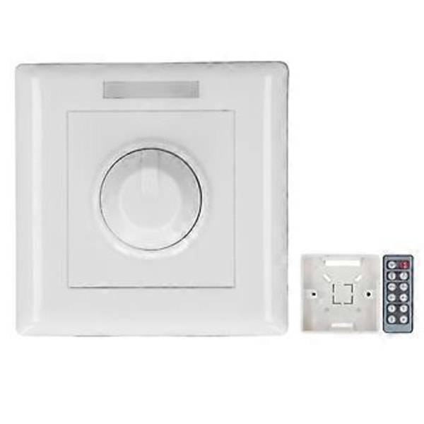 DC1224V Lysstyring Dimmerknap Fjernbetjening Trinløs Lysstyrkejustering Intelligent Dæmpningskontrol ( )