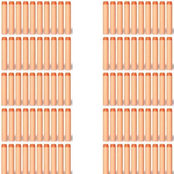 100 EVA-vaahtomuovi Dart-palloa Nerf N-Strike -aseille lapsille