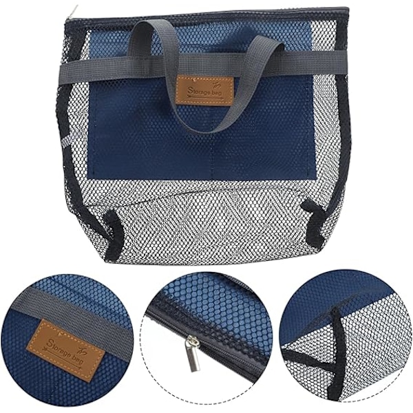 Håndtasker Tote Taske Strandtaske Mesh Opbevaringspose Strand Tote Taske Rejse