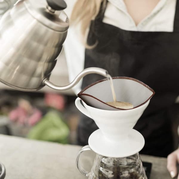 Gjenbrukbare kaffefiltre - Permanent filter i rustfritt stål