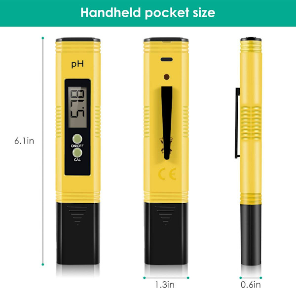 Digital pH-meter til vand Kompakt Single Blå