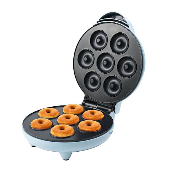 Mini Donut Maker, 7 hull mini donut maskin, Non-Stick & Dobbeltsidig