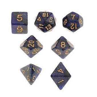 5-10pack 7st/set Multi Sido Numeriska Tärningar för DND RPG Rollspel Casino Leksaker (5 st)