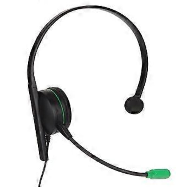 S481 Enörat Spelheadset 3.5mm Stereo Trådbundet Enörat Headset med Mikrofon och Inline-kontroll för PS4 för Xbox One( )