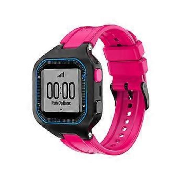 Myk Justerbar Rem for Forerunner 25 Smartklokke Armbånd Wristband Belte Loop (Rose re)