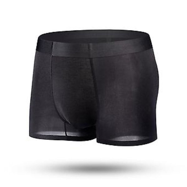 Mäns Silkeslena Boxer Briefs Kort Ben Underkläder Pack - Hälsa Att Bära ( )