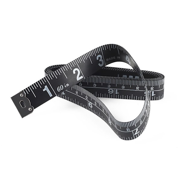 Längd 150 cm Dubbelsidig måttband för kroppsmätningar Fle