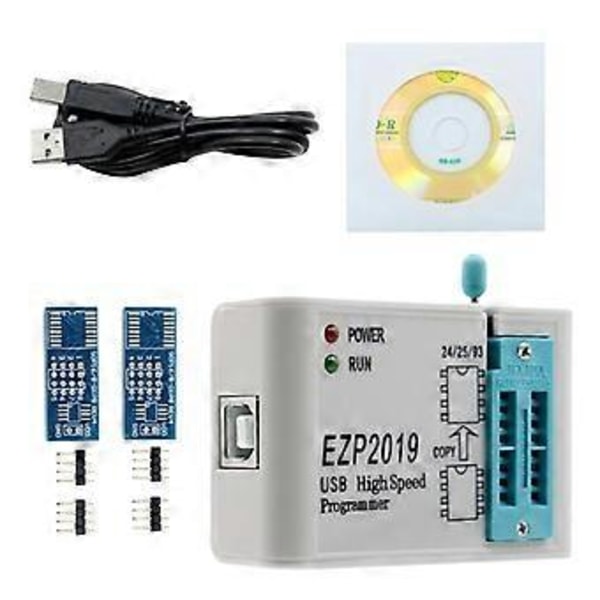 USB High Speed SPI -ohjelmointilaite EZP2019 tukee 24 25 26 93 EEPROM-siruja + kanta