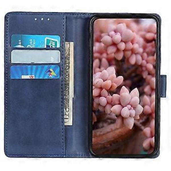 Til Xiaomi 14T Pro Stand Wallet Case Ko Læder Tekstur Læder Telefon Cover (Style B)