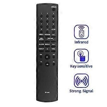 RC-1033 Erstatningsfjernbetjening til AV-receiver Effektforstærker Controller