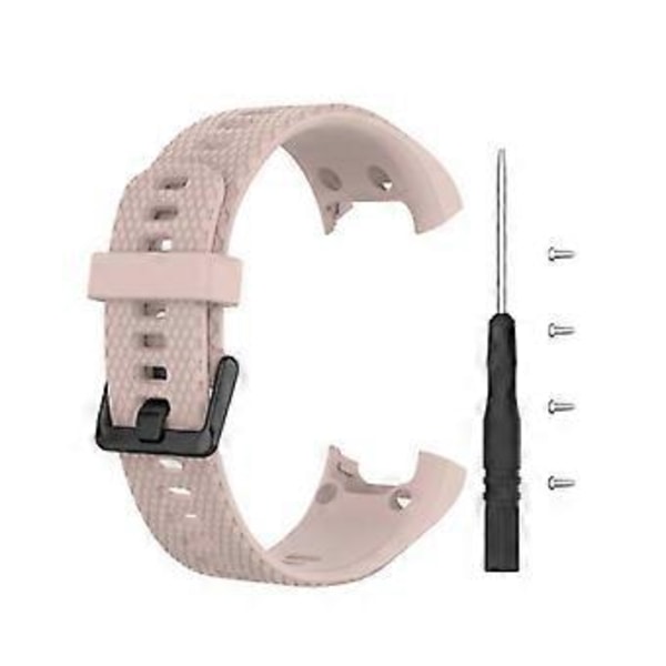 Armband för Garmin Vivosmart HR Band Silikon Armbandsur Rem för Garmin Vivo Smart HR Smart Armband Sport Armband Fitness Tracker (rosa)