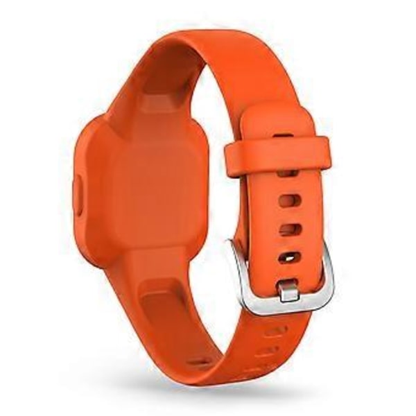 Enfärgat Silikon Armbandsrem för Garmin Vivofit jr 3 - Orange(Orange)