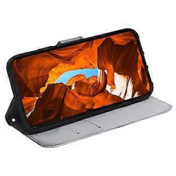 Plånboksfodral för Xiaomi Redmi Note 14 5G Mönstertryckt Läder Telefonskal (Stil B)