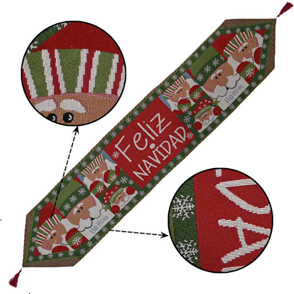 1 st. Jultomte Mönster Julbordsskydd, Julkula Pa