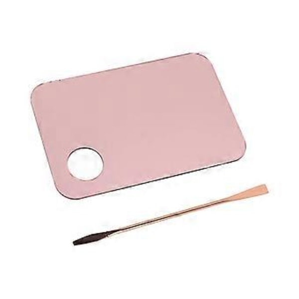 Rosegull Foundation Blandebrett Spatelsett Foundation Holder Plate Sminke Neglekunst Palett