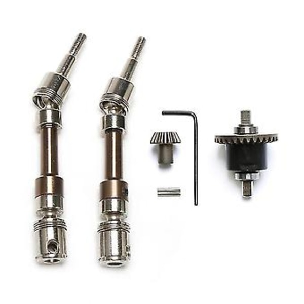 Cvd Framhjul Universal Drivaxel Med Modifierad Differential För 12428 12423 12427 1/12 Rc Bil