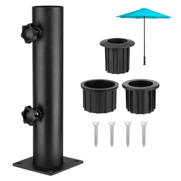 1 stk. Heavy Duty Paraplyholder til Terrasse, Gelænder, Strand, Have, B