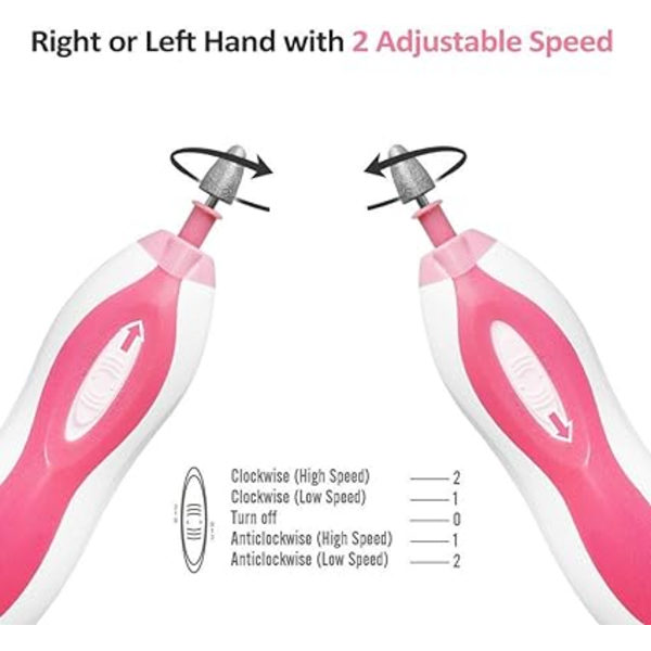 Rose-5 in 1 sähköinen kynsienhoito- ja pedikyyrisarja