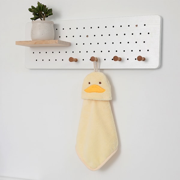 5-pack (5 färger) hängande handdukar med hängande ögla absorberande