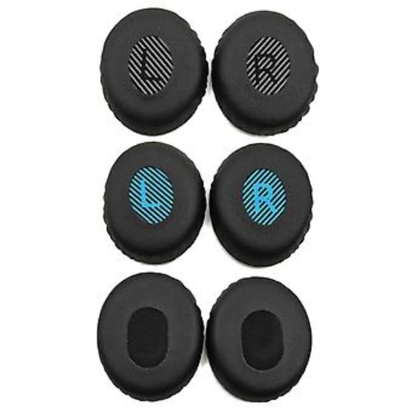 Elastiska öronkuddar för Bose On-Ear OE, OE1, QC3 hörlurar (A)
