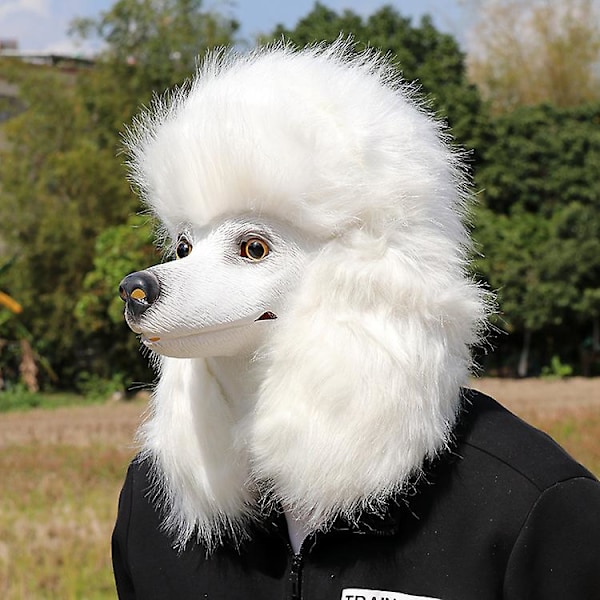 Poodle-naamio, Halloween-eläinten lateksipääpanta