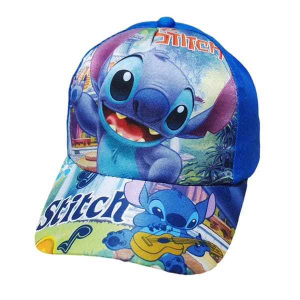 Stitch Anime Tecknad Barnkeps med Tryck, Justerbar