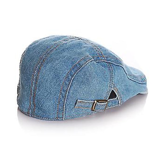 Barnberet för pojkar, småbarn, bebisar, Cabbie Gatsby, barn, denim, platt, Ivy-keps, justerbar, vår, höst ( )